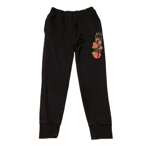 Champion Other - Champions Sz M Reverse Weave Mens Roses & Thorns black joggers sweatpants pocket